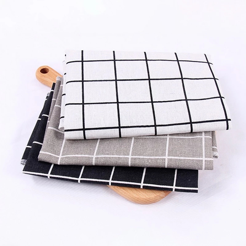 Khăn trải bàn bằng vải lanh và cotton đơn giản tiện lợi kích thước 40x60cm