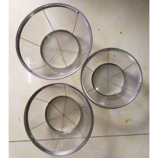 Bộ 3 rổ inox
