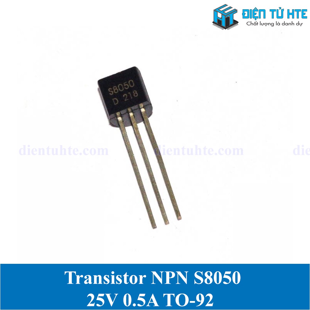 Bộ 20 con Transistor NPN S8050 PNP S8550 0.5A 25V chân cắm TO-92