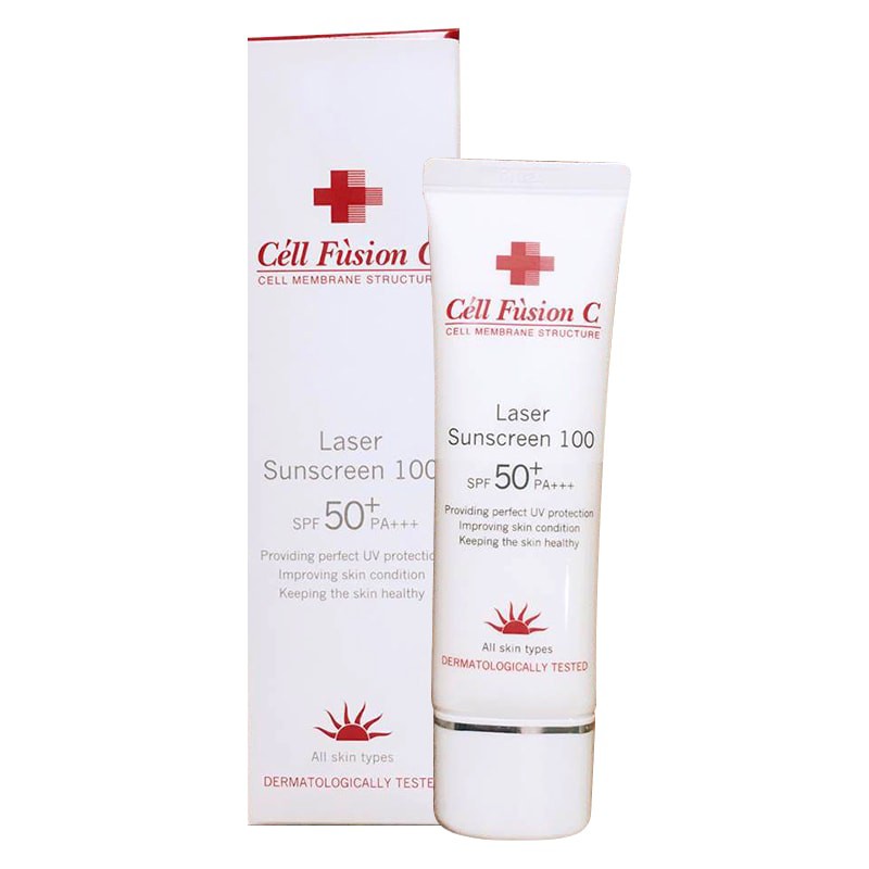 Kem Chống Nắng Cell Fusion C Hồng 50ml Nâng Tone Kiềm Dầu Hàn Quốc