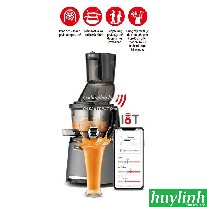 Máy ép chậm thông minh Kuvings NS-2026BC - Smart Juice