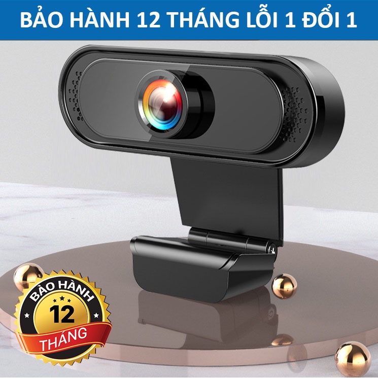 Webcam Máy Tính Laptop Có Mic Full HD 1080P Hình Ảnh Cực Nét Bền Đẹp Giá Rẻ Full Box