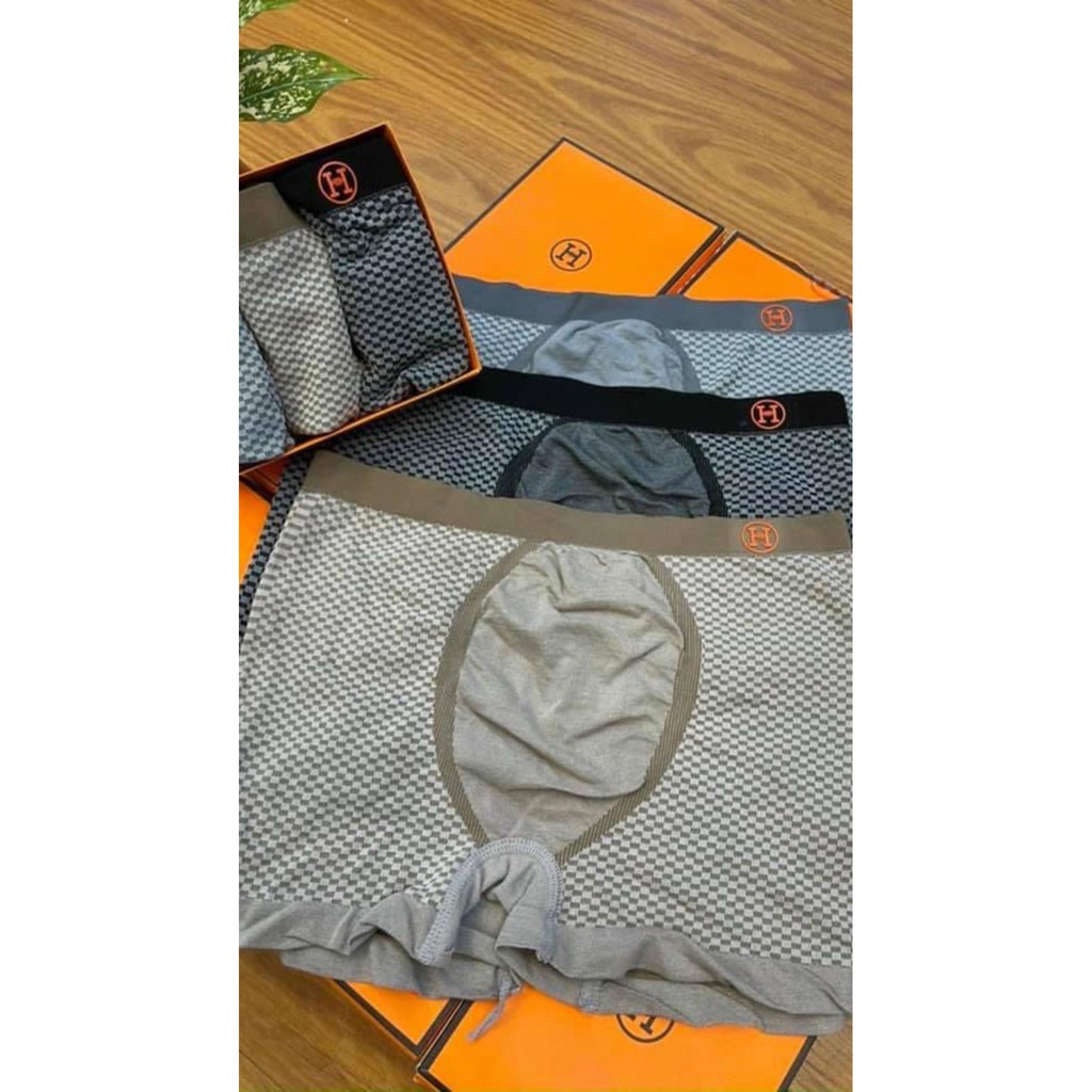 [Mã 2611THTRANG100K hoàn 10% xu đơn 99K] Set 3 Quần lót nam H.M thông hơi,FREESHIP,hàng QC