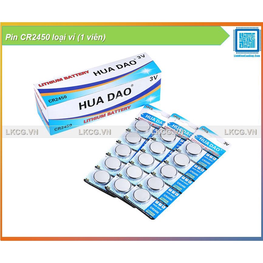 Pin CR2450 loại vỉ (1 viên)