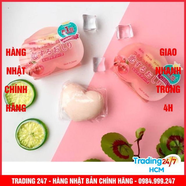 [Giao hàng HCM - 4h ] Xà phòng ngừa thâm mông Pelican Hip Care Soap - Nội địa Nhật Bản