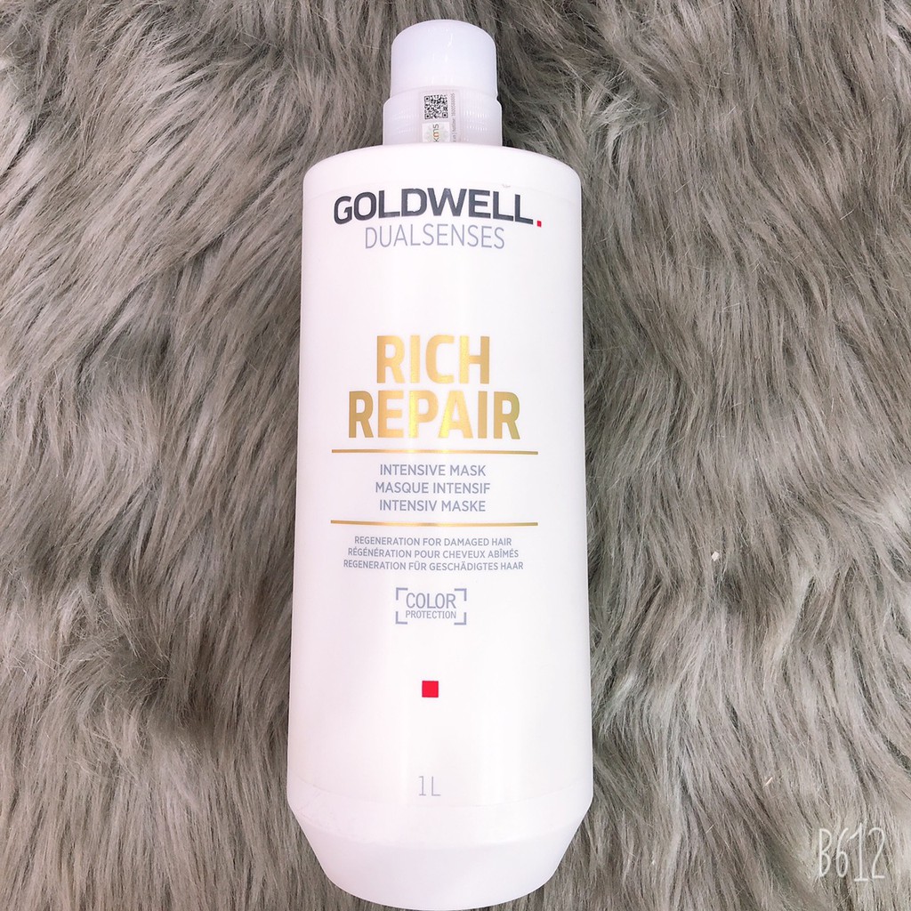 Hấp phục hồi 1 phút tóc hư tổn RICH REPAIR GOLDWELL 1000ML ( hàng chính hãng )