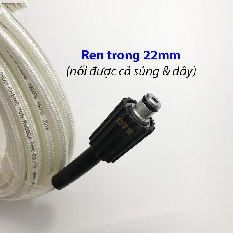 Dây cao áp cho máy rửa xe 30m- Tặng Khớp Nối Dây