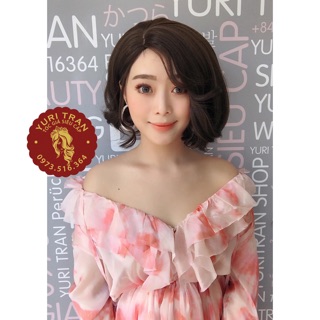 Tóc bộ siêu cấp YuriTran (bộ vic socola hai mái, mái xoăn)