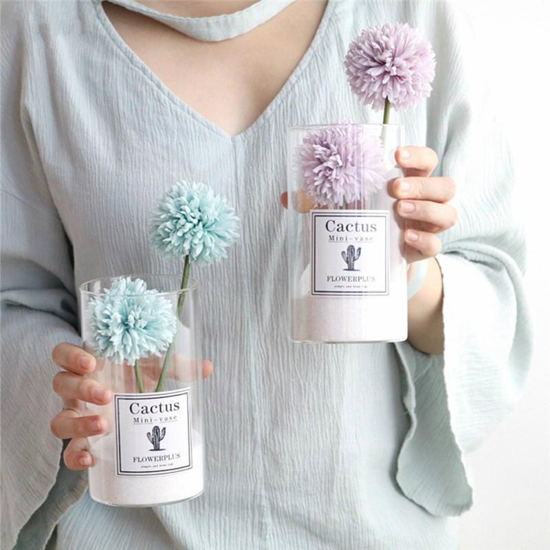 1 Bông Hoa Bồ Công Anh Nhân Tạo Trang Trí Nội Thất