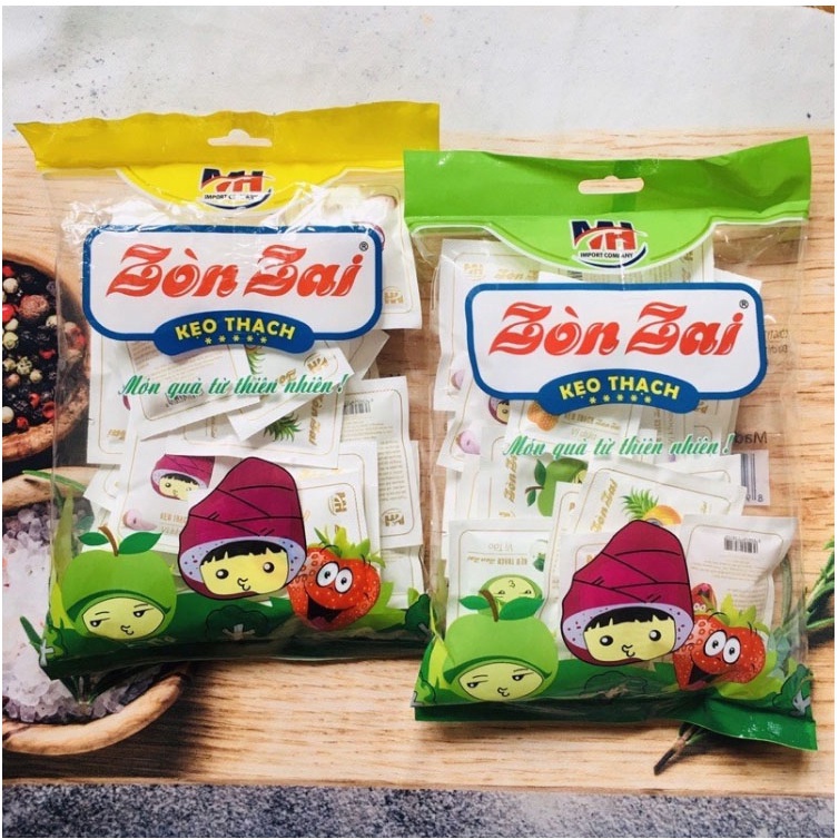 KẸO THẠCH ZÒN ZAI GÓI NGẮN 400g
