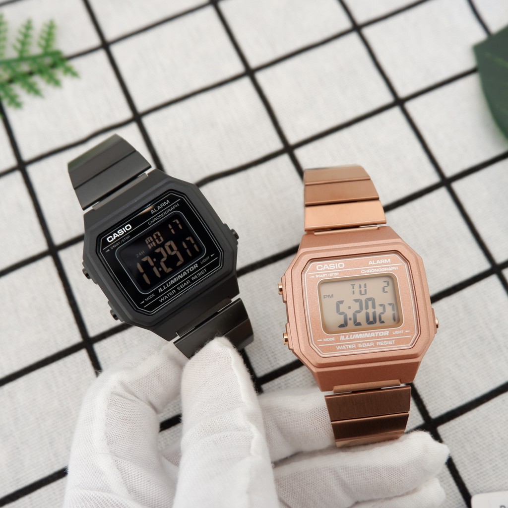 [ ĐỒNG HỒ ĐÔI 💖 ] Casio B650 Rose + Casio B650 Black 💖 𝓢𝓲ê𝓾 𝓗𝓸𝓽💖 Cam Kết Hàng Chính Hãng ⚡ Pin 7 năm⚡