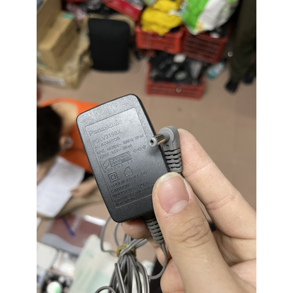 CHÍNH HÃNG QUA SỬ DỤNG  Nguồn sạc Adapter , đốc điện thoại Panasonic 6.5v 500ma 6V 300ma nguyên bản pnlc1008za