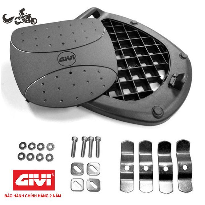 Thùng Sau Có Đèn Led Mã E350RN-S3 Hàng Chính Hãng GIVI Bảo Hành 2 Năm