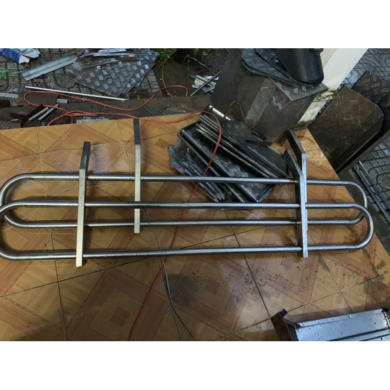 Cản hông xe tải inox