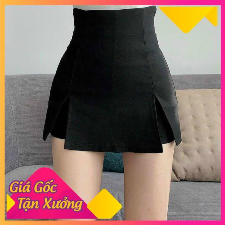 Chân váy đen ❤️ 𝗛𝗮̀𝗻𝗴 𝗹𝗼𝗮̣𝗶 𝟭 ❤️ Chân váy xẻ vạt, cạp cao, dáng ngắn ôm, trẻ trung, năng động, hot trend 2021 | BigBuy360 - bigbuy360.vn