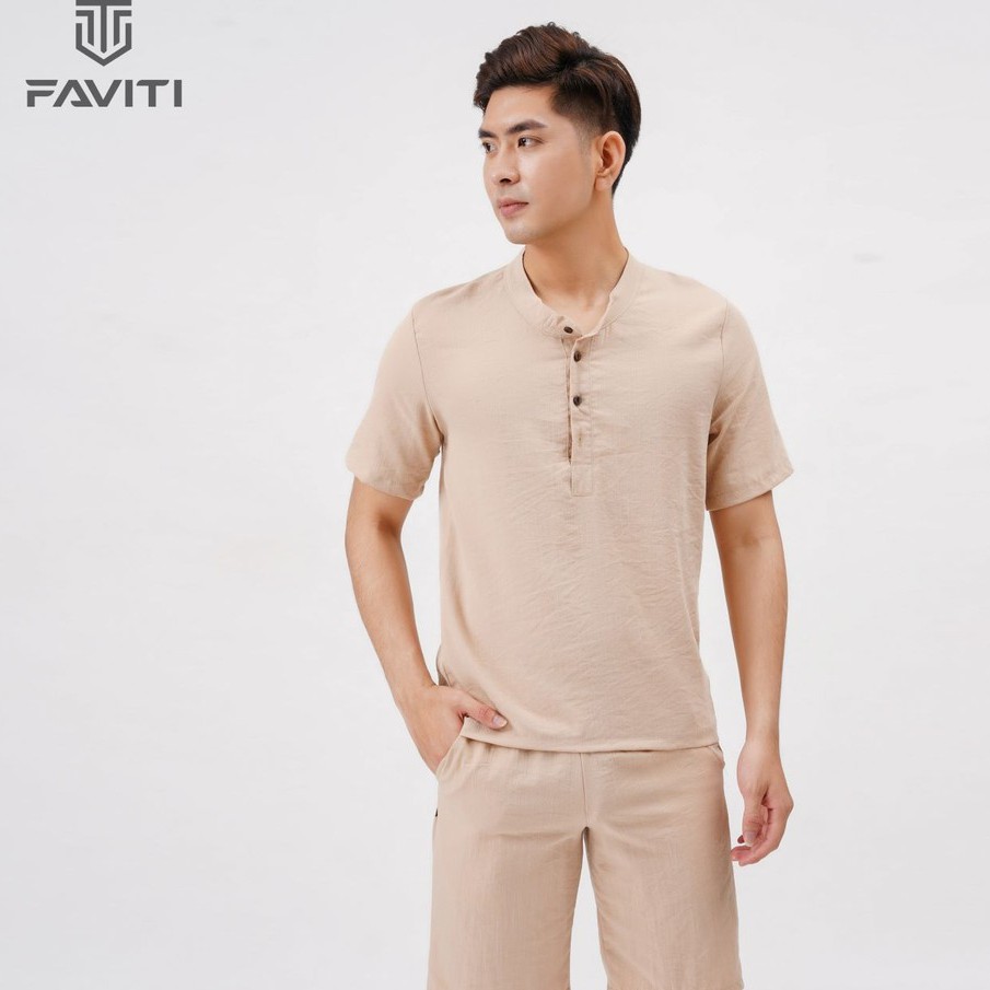 [Mã SKAMA06 giảm 8% TỐI ĐA 50K đơn250K] Đồ Bộ Đũi Nam quần áo hè cộc tay cao cấp BD33 | BigBuy360 - bigbuy360.vn