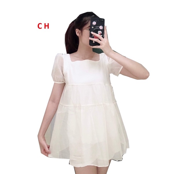 Áo baby doll 3 tầng COA768