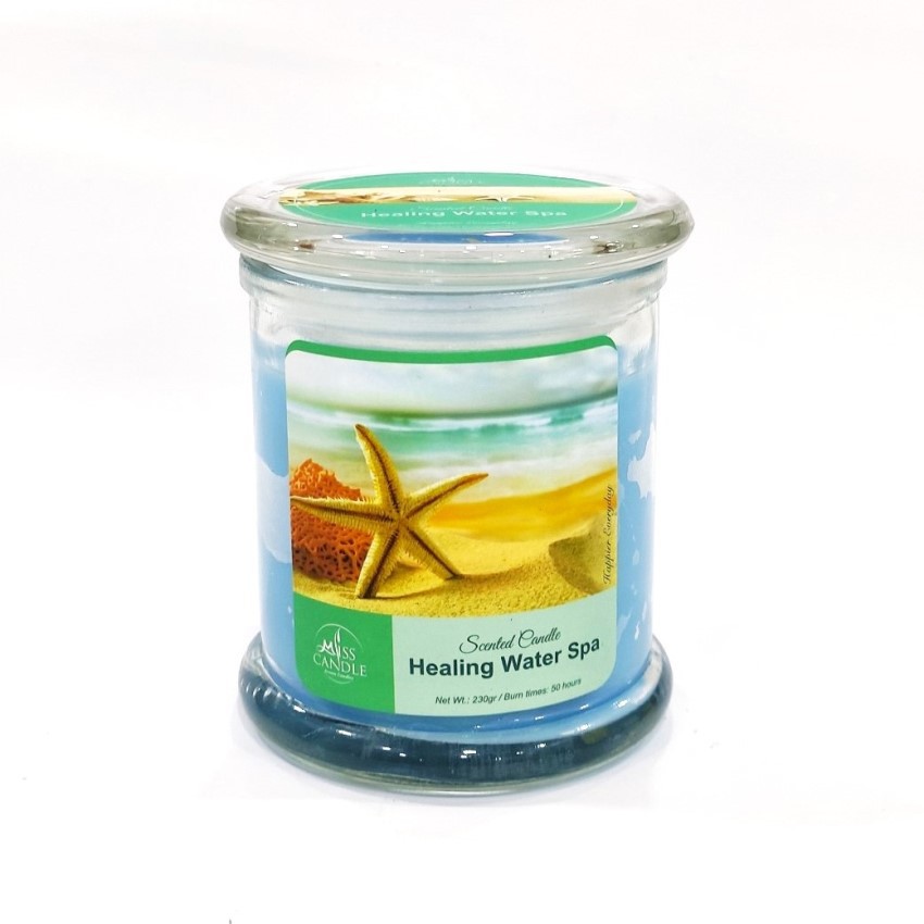 Hũ nến thơm Miss Candle NQM3414 Healing Water Spa (Hương gió biển)