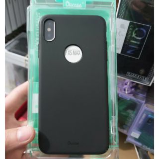 Ốp lưng Ou Case cho iphone XS MAX silicon dẻo màu đen