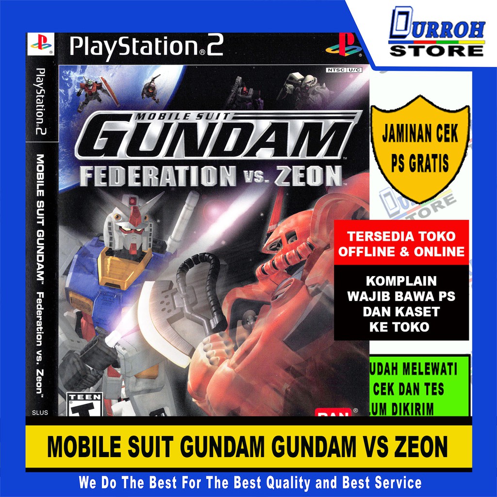 Mô Hình Lắp Ráp Gundam Vs Zeon Game Cassette Ps 2 / Ps2