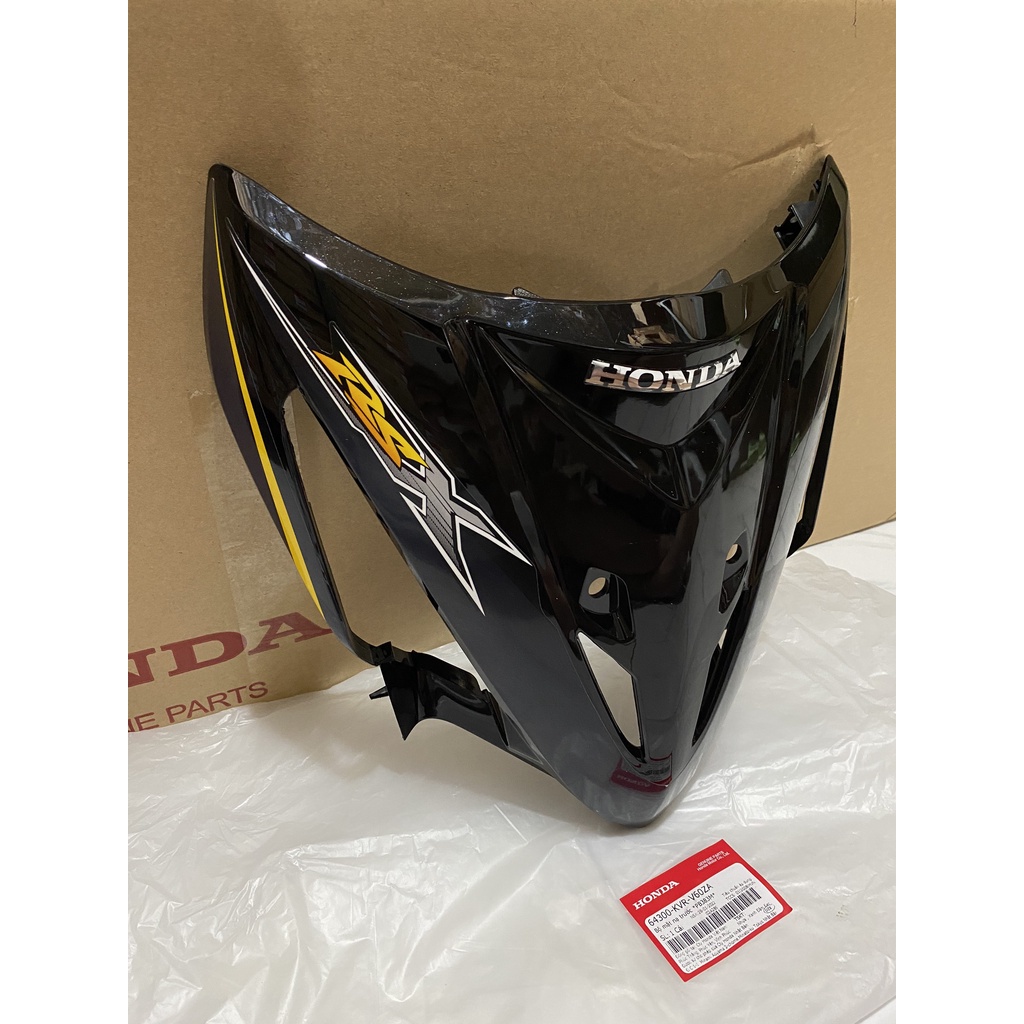 Bộ mặt nạ trước HONDA WAVE RSX100 năm 2008 màu Xanh đậm đen. PB-383M 64300KVRV60ZA