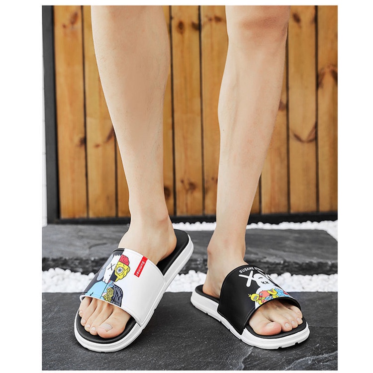 Dép đôi nam nữ quai ngang unisex Kaws x Susame V2 thời trang ulzzang Hàn Quốc TH-89