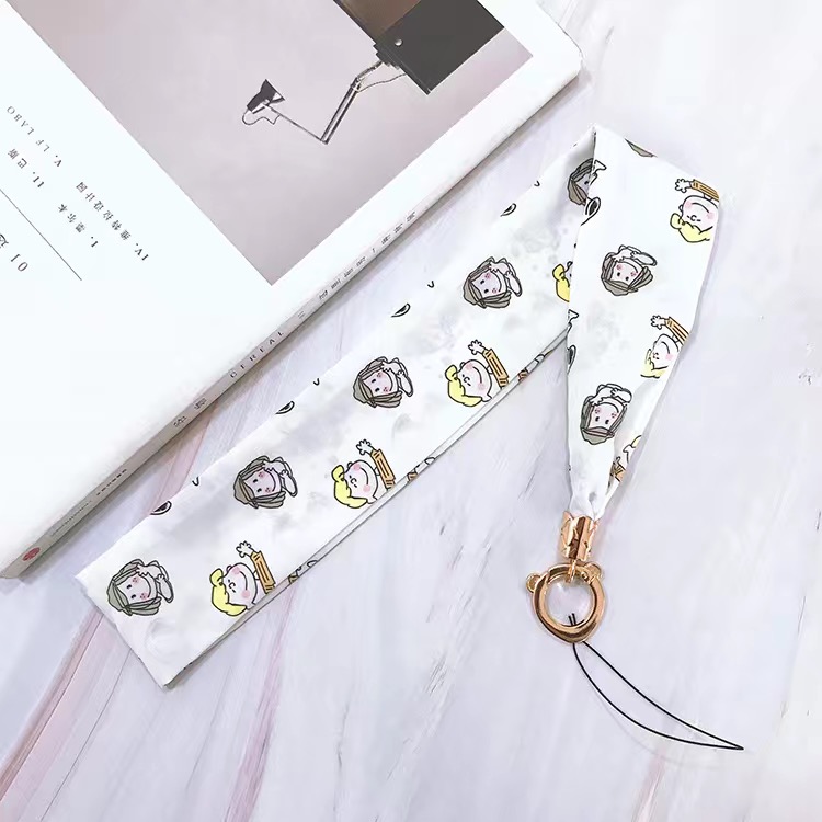 Dây Đeo Điện Thoại In Hình Quả Dứa Xinh Xắn Tiện Dụng