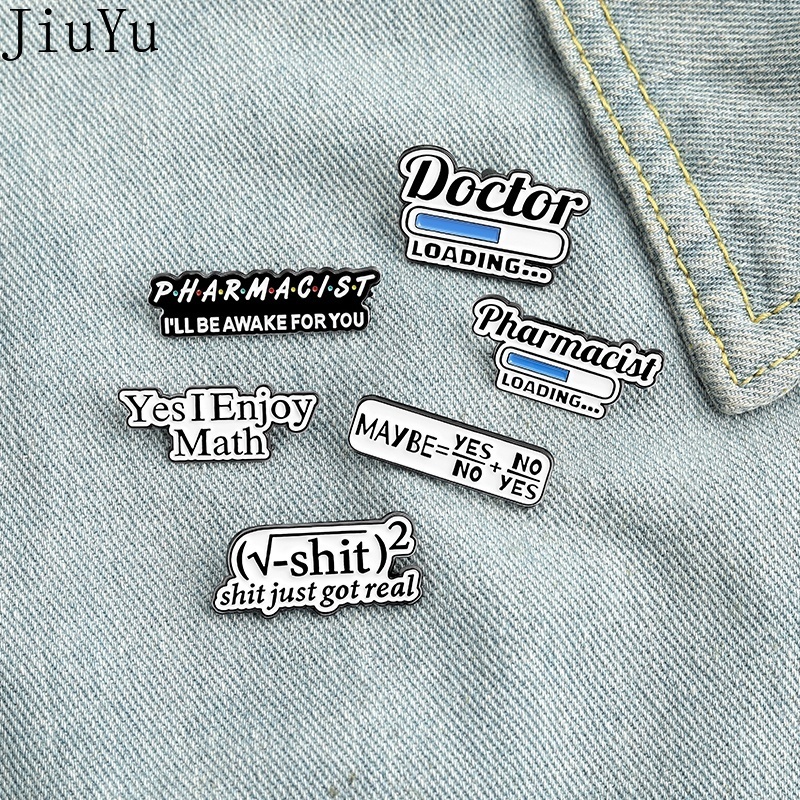 Ghim Cài Áo Kim Loại Tráng Men Hình Chai Hóa Học Ngộ Nghĩnh