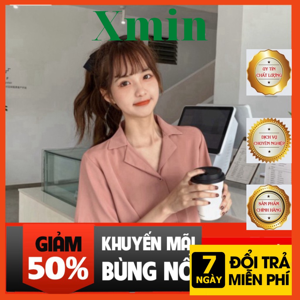 Áo Sơ Mi Tay Ngắn Cổ Bẻ Phong Cách hihishophaha aosomiredep