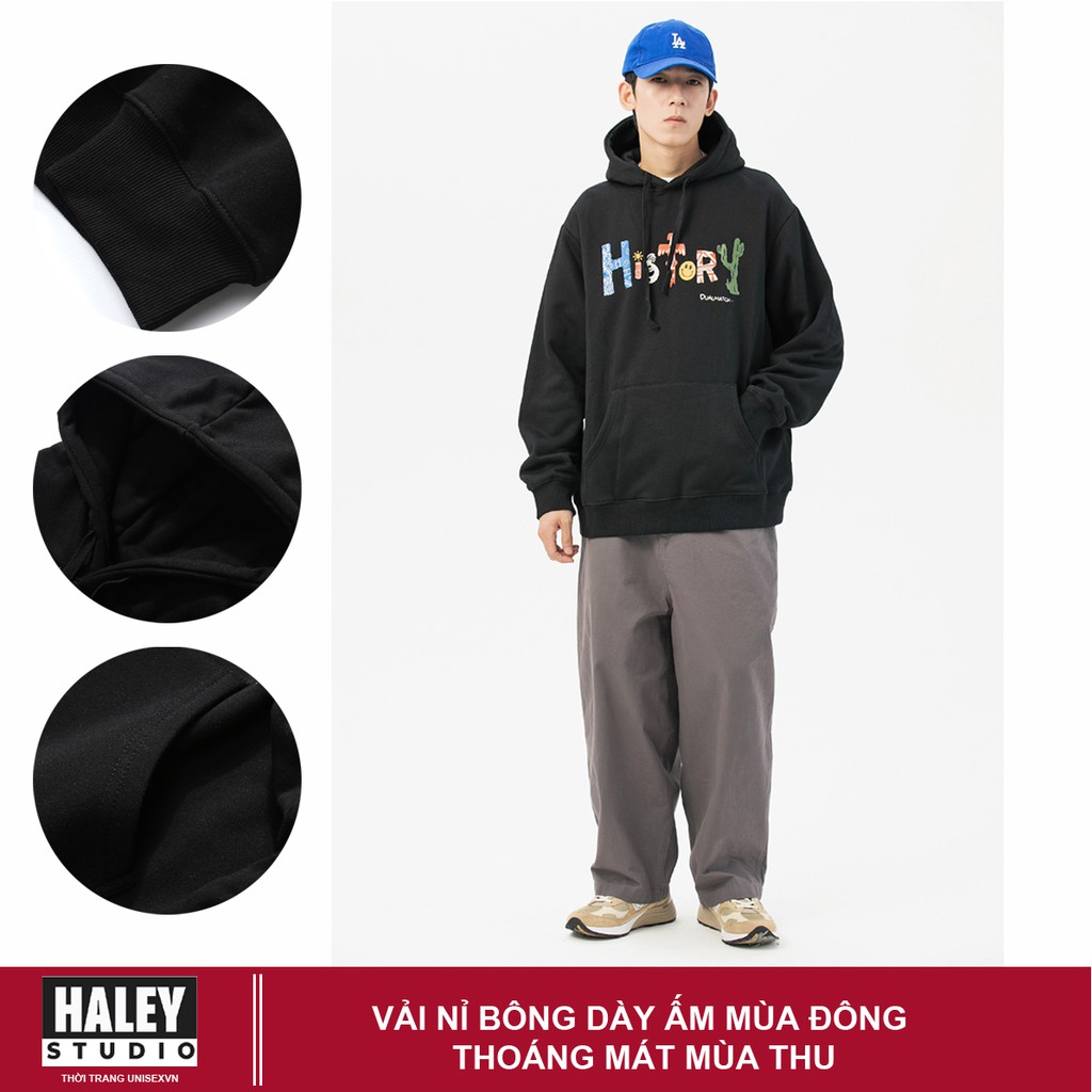 Áo Hoodie Nam Nữ unisex phong cách Hàn Quốc cá tính, Áo chất nỉ cá sấu mã HD037 - Tặng vòng tay xinh - HaleyStudio | BigBuy360 - bigbuy360.vn