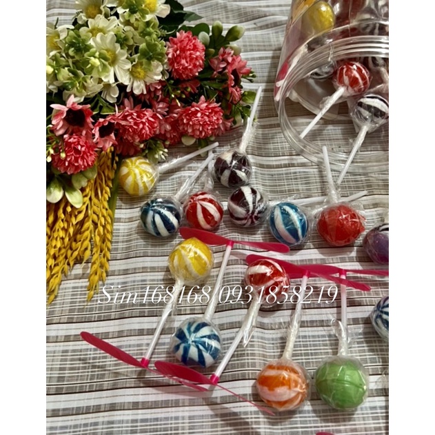 kẹo trái cây chong chóng (kèm chong chóng đồ chơi)