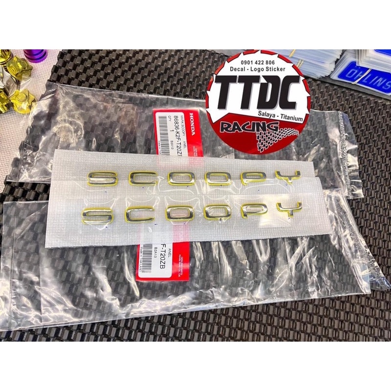 Tem Scoopy Chính Hãng Honda ✌🇹🇭