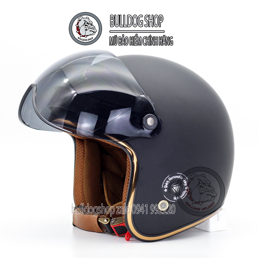 [Đủ Màu] Mũ bảo hiểm 3/4 Napoli Sh Ruby New kính B1
