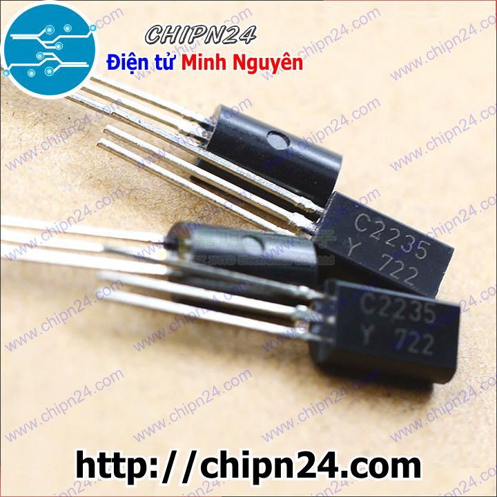 [5 CON] Transistor C2235 TO-92L NPN 0.8A 120V (2SC2235 2235)