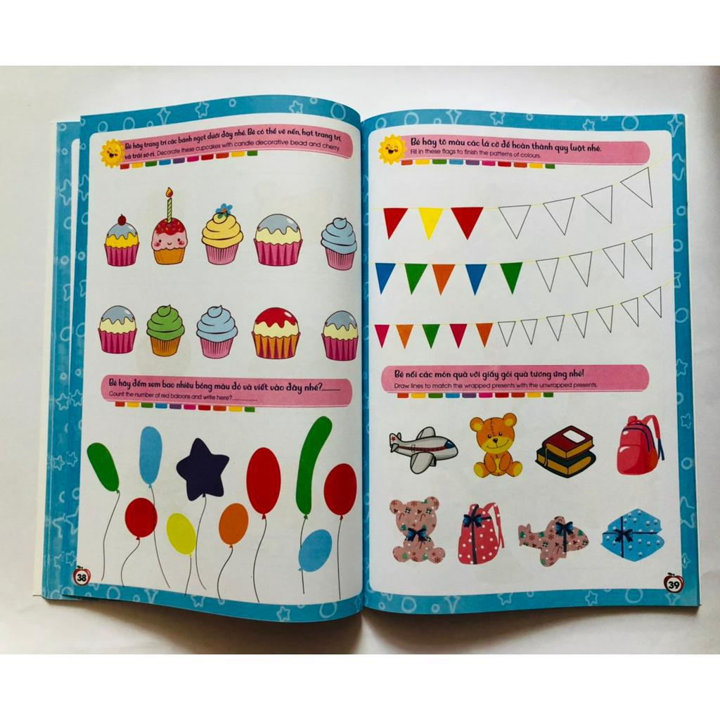 Sách - Toán Tư Duy Beginning Creative Math dành cho bé 3-4 tuổi
