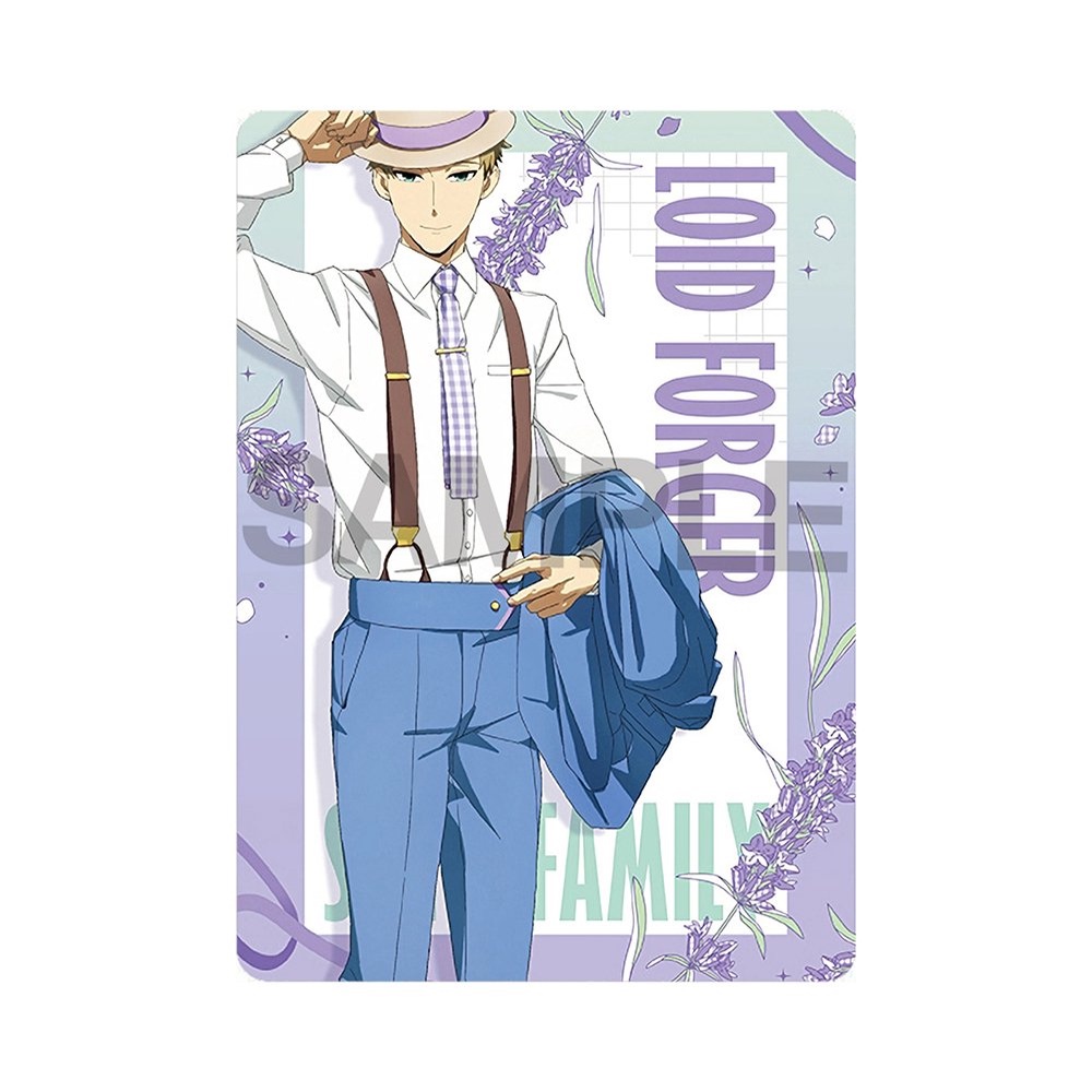 Ảnh card bo góc in hình SPY X FAMILY ver VIOLET Gia Đình Điệp Viên thẻ bo viền 5*8cm anime chibi sưu tầm