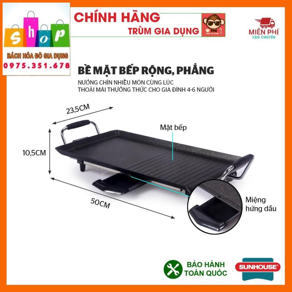 LOẠI TO-BẾP NƯỚNG ĐIỆN SUNHOUSE SHD4600 KHÔNG KHÓI-GIADUNG24H