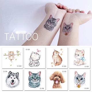 2 hình xăm dán động vật hoạt hình