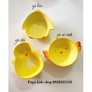 Bát ăn dặm kiểu nhật cho bé hình gà