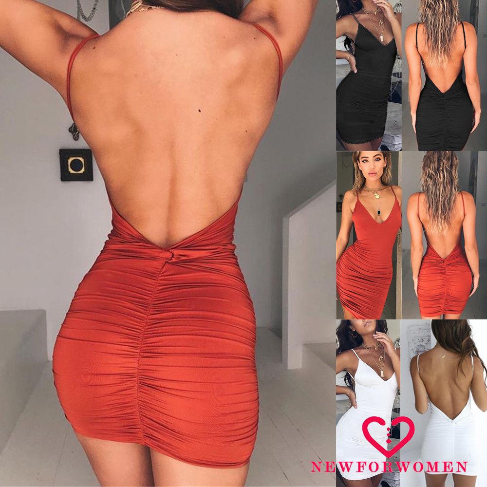 Đầm bút chì hai dây hở lưng quyến rũ dành cho phái đẹp | BigBuy360 - bigbuy360.vn