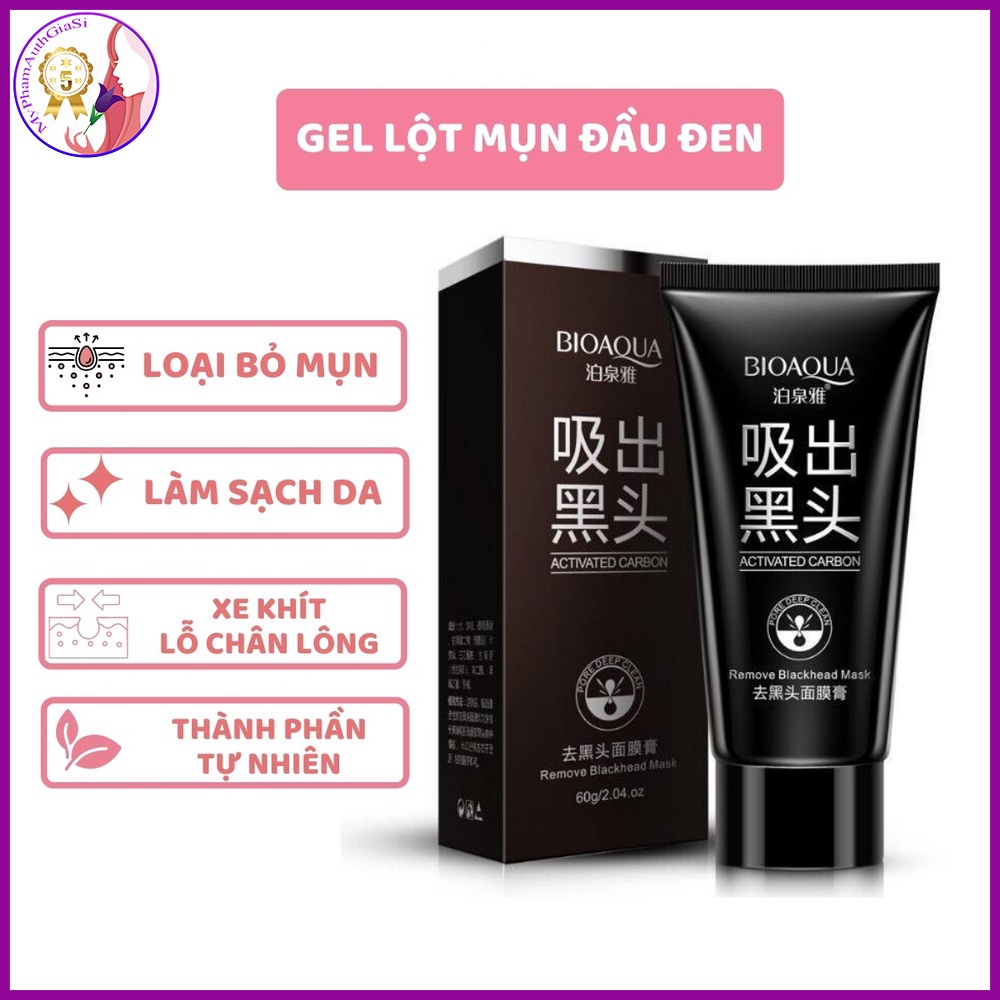 Mặt nạ Bioaqua lột mụn than tre than tre hoạt tính 60g – Nội Địa Trung