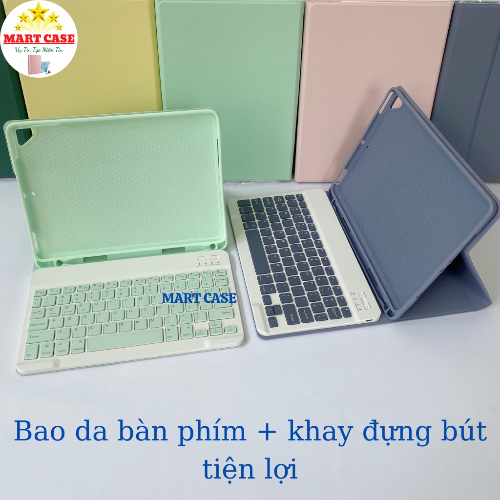 Bao da ipad có ngăn đựng bút và bàn phím chất đẹp ốp ipad Air 1/2/3/4/5/Pro 11/9.7.10.5/Gen 5/6/7/8/9/10 - MART CASE