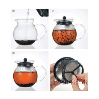 Bình trà thủy tinh Iwaki 640ml