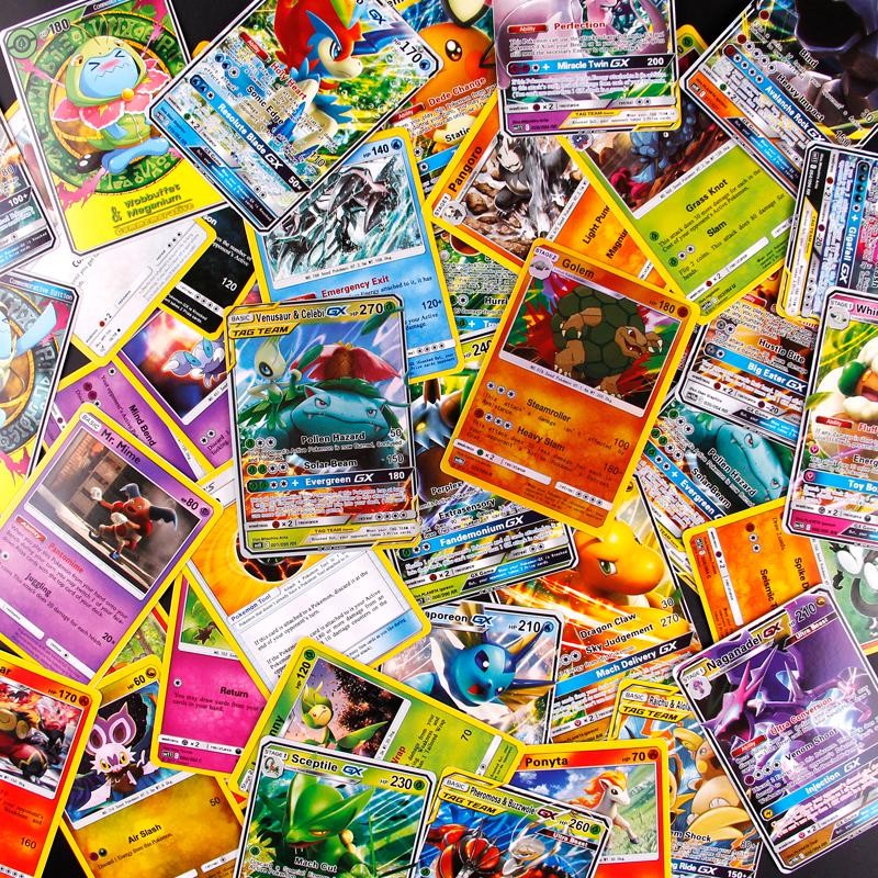 Bộ 100/200 Thẻ Bài Pokemon GX Mega