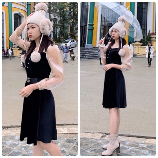 ĐẦM NHUNG TAY VOAN