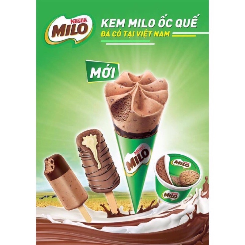 Kem Milo ốc quế