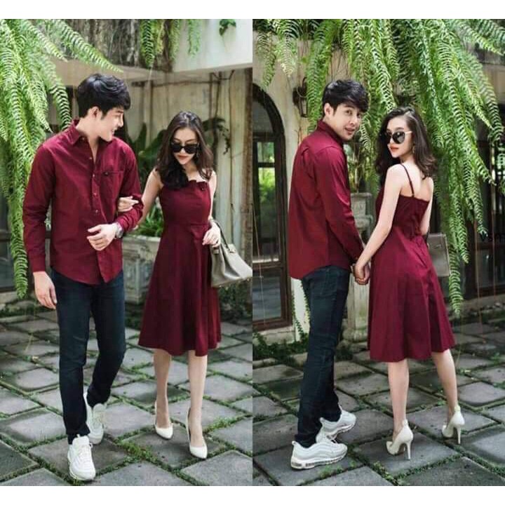 Áo Váy đôi dễ thương chụp ảnh đi biển E