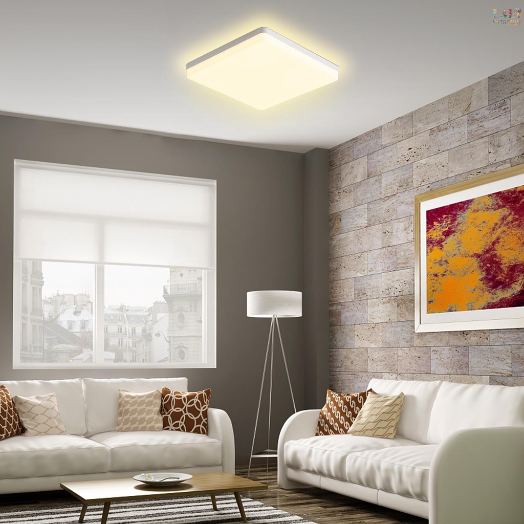 Đèn Led Gắn Trần Hình Vuông 48W Ánh Sáng Trắng 6500-7000K