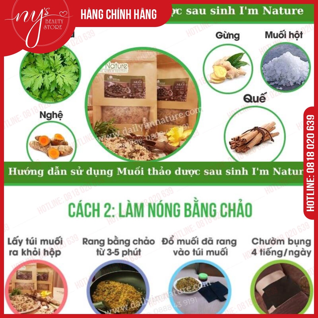 (Hot) 1Kg Muối Quấn Sau Sinh - Muối Biển Và Thảo Dược