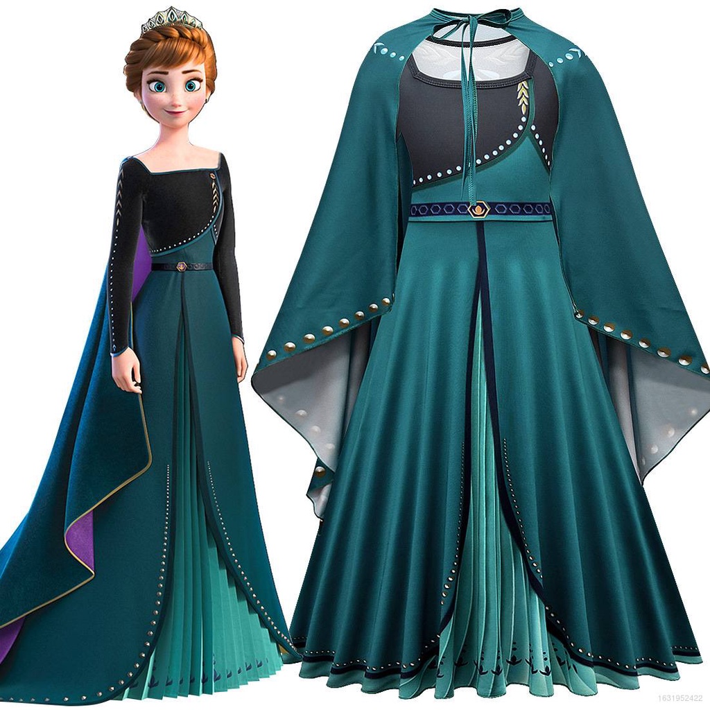 Disney Đầm Hóa Trang Công Chúa Elsa Trong Phim Frozen 2 Cho Bé Gái 3-8 Tuổi
